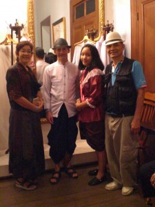 Im Museum, nach alter Thai-Art verkleidet